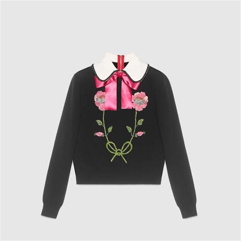 maglia gucci con coniglio|Maglieria Gucci da donna .